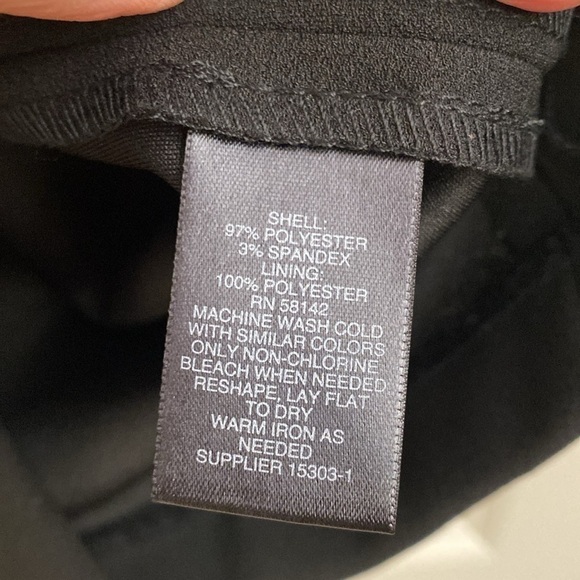 NWT Liz Claiborne Dress Women’s 4 LBD Bell puff sleeves sheath Black Preppy - Picture 11 of 11